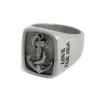 Discount Anello ancora brunita Anelli