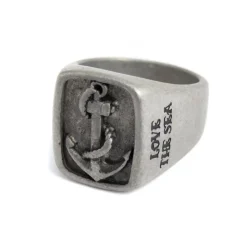 Discount Anello ancora brunita Anelli