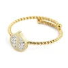 Clearance Anello coccinella con cristalli Anelli