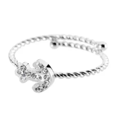 Online Anello con ancora e cristalli Anelli