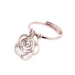 Best Anello con rosa pendente Anelli