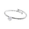 Discount Anello con solitario 3 mm Anelli