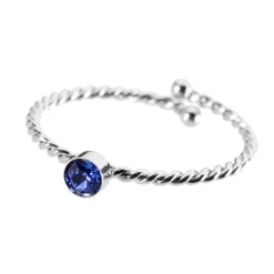 Hot Anello con solitario 3 mm Anelli