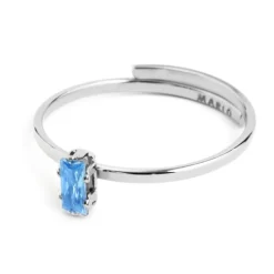 Hot Anello con zircone baguette Anelli