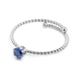 Sale Anello con zircone 4mm Anelli