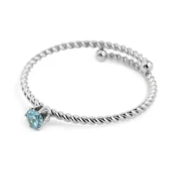 Outlet Anello con zircone 3mm Anelli