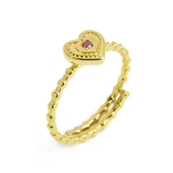 Clearance Anello cuore con zircone Anelli