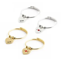 Sale Anello cuore pendente Anelli