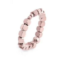 Sale Anello elastico ematite cubica Anelli