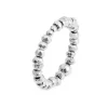 Clearance Anello elastico ematite sfaccettata Anelli