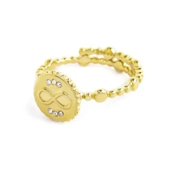 Best Anello medaglietta con infinito Anelli