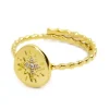 Best Anello medaglietta con rosa dei venti Anelli