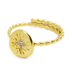 Best Anello medaglietta con rosa dei venti Anelli