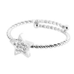 Fashion Anello stella con cristalli Anelli