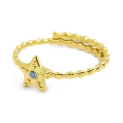New Anello stella con zircone Anelli
