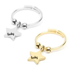 Hot Anello stella lucky pendente Anelli