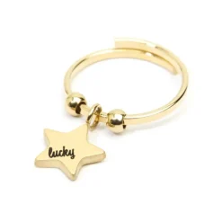 Hot Anello stella lucky pendente Anelli
