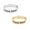 Fashion Anello timeto be friends forever Anelli