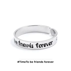 Fashion Anello timeto be friends forever Anelli