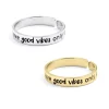 Discount Anello timeto have a good vibes Anelli