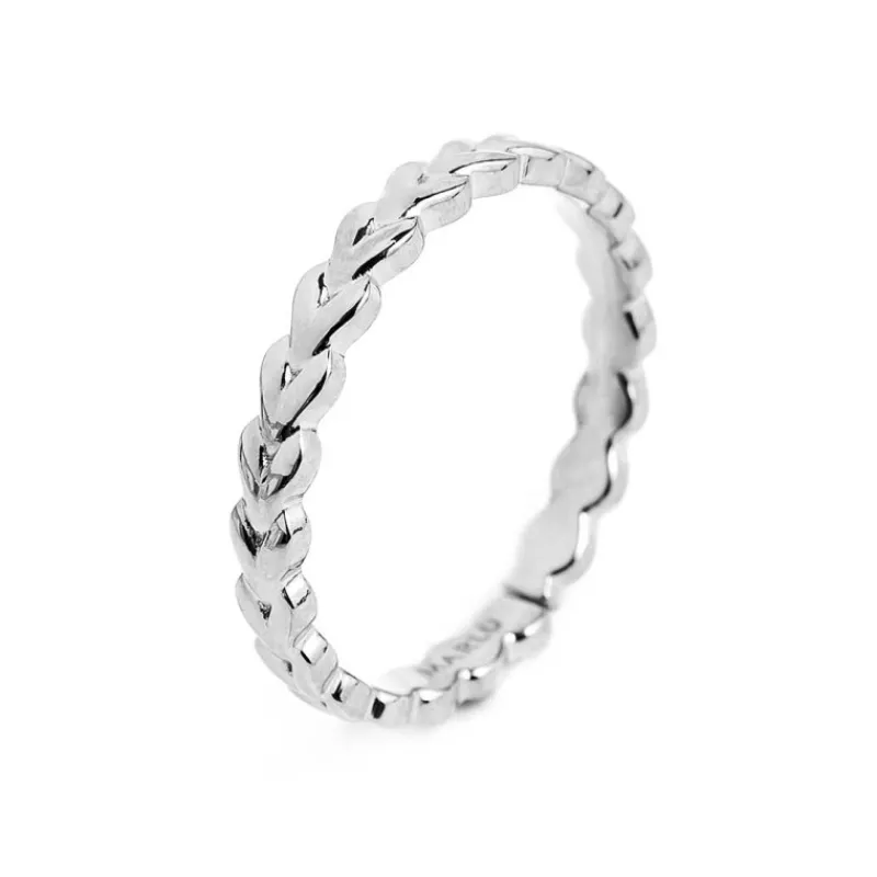 Discount Anello trama chevron Anelli