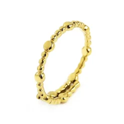 Fashion Anello trama puntinata mista Anelli