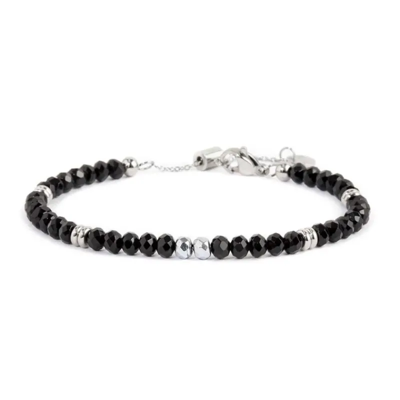 Hot Bracciale agata sfaccettata 4mm Bracciali