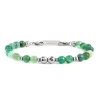 Outlet Bracciale agata sfaccettata 6mm Bracciali