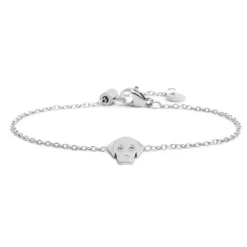 New Bracciale cane con cristalli Bracciali