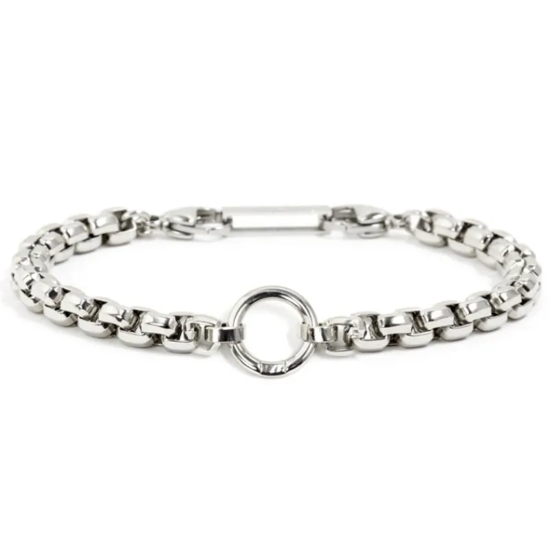 Clearance Bracciale catena box chain diamantata Bracciali