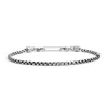 Hot Bracciale catena box rounded 3mm Bracciali