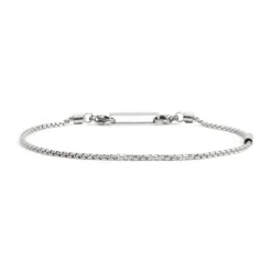Outlet Bracciale catena box rounded 2mm Bracciali