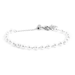Discount Bracciale catena con perle 4,3mm Bracciali