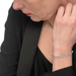 New Bracciale catena corda 5mm Bracciali
