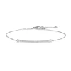 Fashion Bracciale catena cutting cross zirconi centrali Bracciali