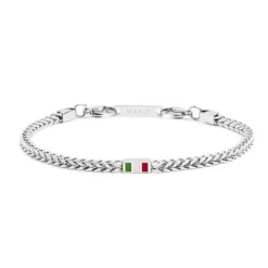 Fashion Bracciale catena fish bone tricolore Bracciali