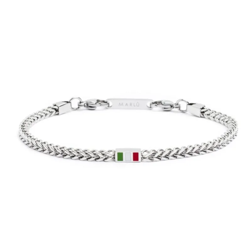 Fashion Bracciale catena fish bone tricolore Bracciali