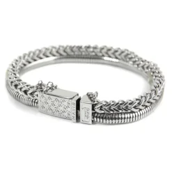 Sale Bracciale catena fish bone 4,2mm e snake Bracciali