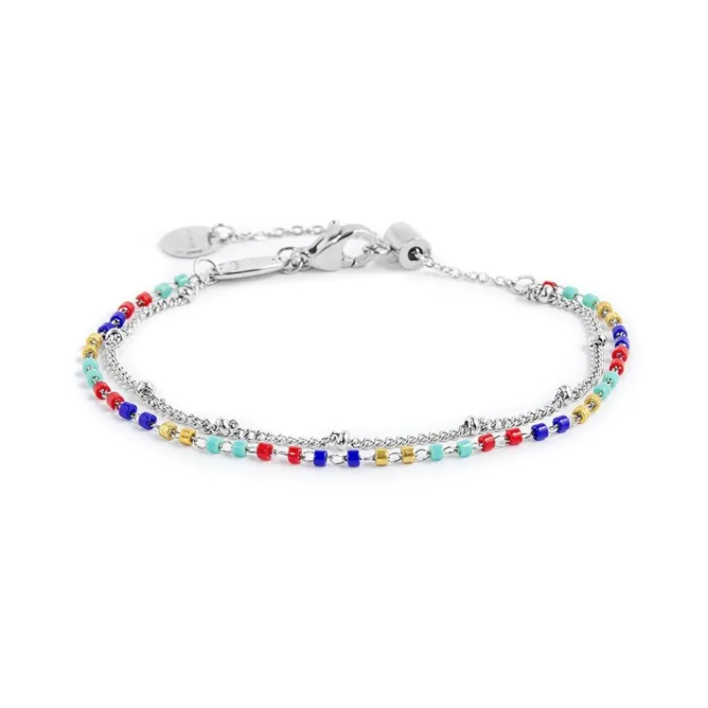 Discount Bracciale catena grumetta e myuki Bracciali