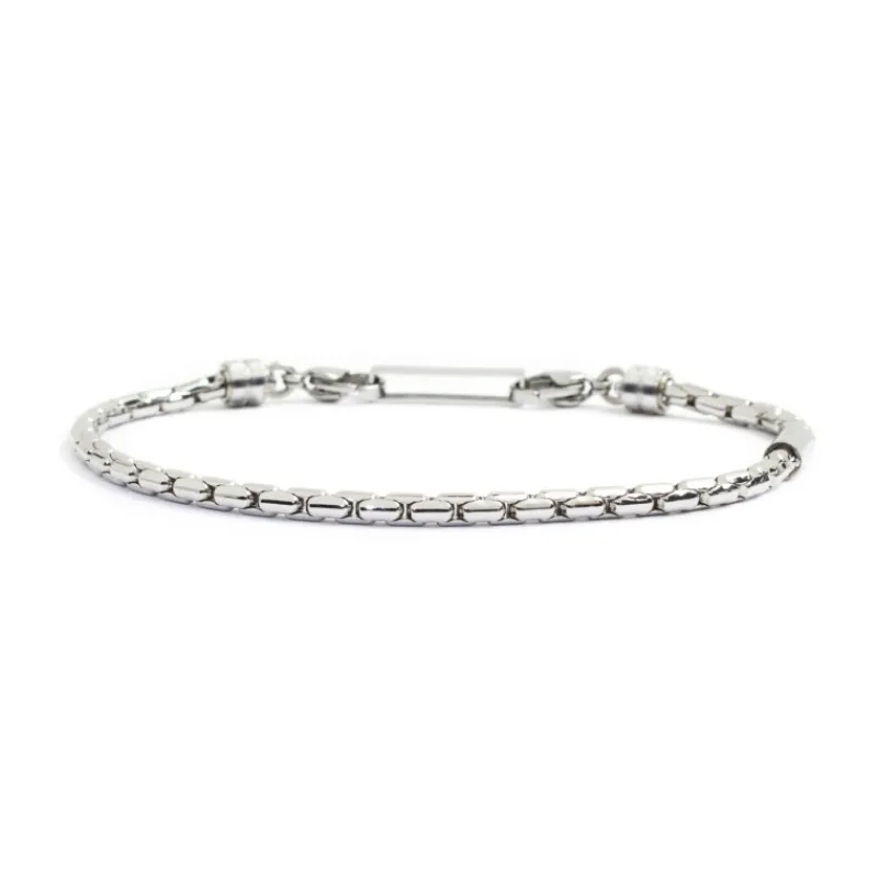 Online Bracciale catena oval box 3mm Bracciali