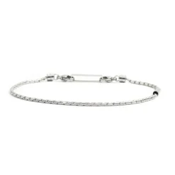 Hot Bracciale catena oval box 2mm Bracciali