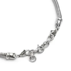 Hot Bracciale catena snake tonda Bracciali