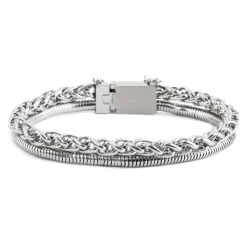 Outlet Bracciale catena sonaglio e snake Bracciali