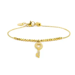 Fashion Bracciale chiave pendente ed ematite Bracciali