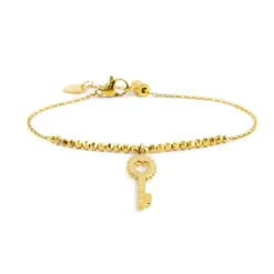 Fashion Bracciale chiave pendente ed ematite Bracciali