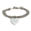 Clearance Bracciale con pendente cuore amore Bracciali
