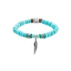 Best Bracciale con piuma pendente Bracciali
