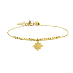 Online Bracciale con rosa dei venti pendente Bracciali