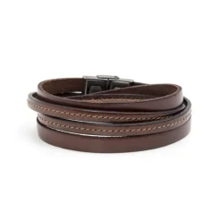 Sale Bracciale cuoio due giri Bracciali