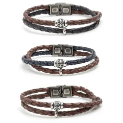 Hot Bracciale cuoio incrociato Bracciali
